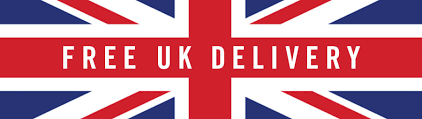 Union Jack UK Flag , text says free delivery 